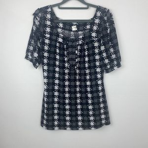 Maurices blouse size M color black